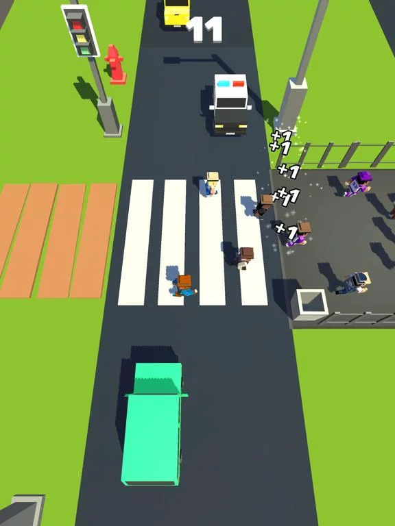 Изображение игры: Cross The Road!