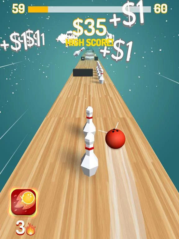 Изображение игры: Infinite Bowling!