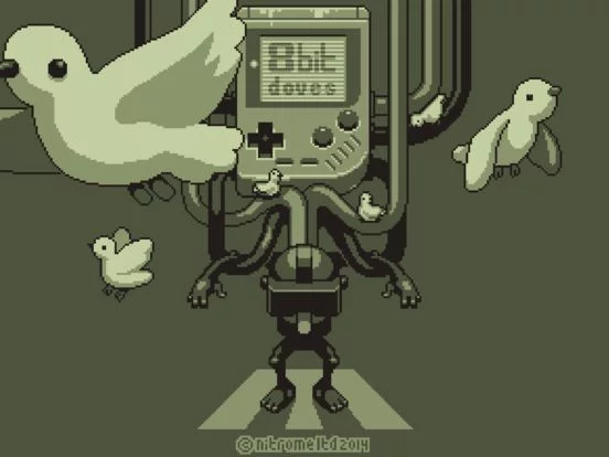 Изображение игры: 8bit Doves