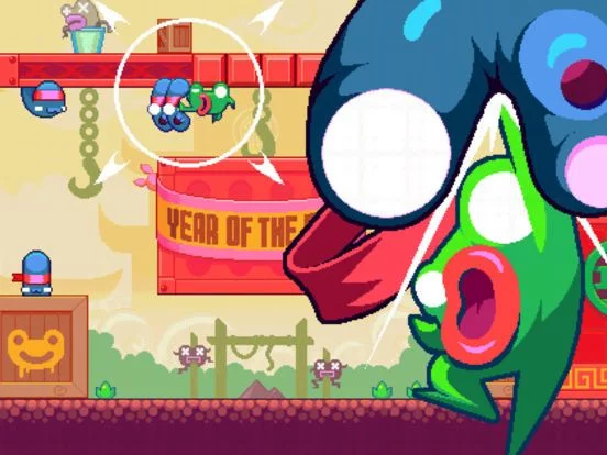 Изображение игры: Green Ninja: Year of the Frog