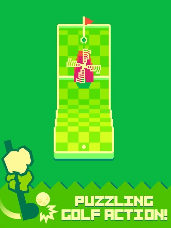 Изображение игры: Nano Golf: Puzzle Putting