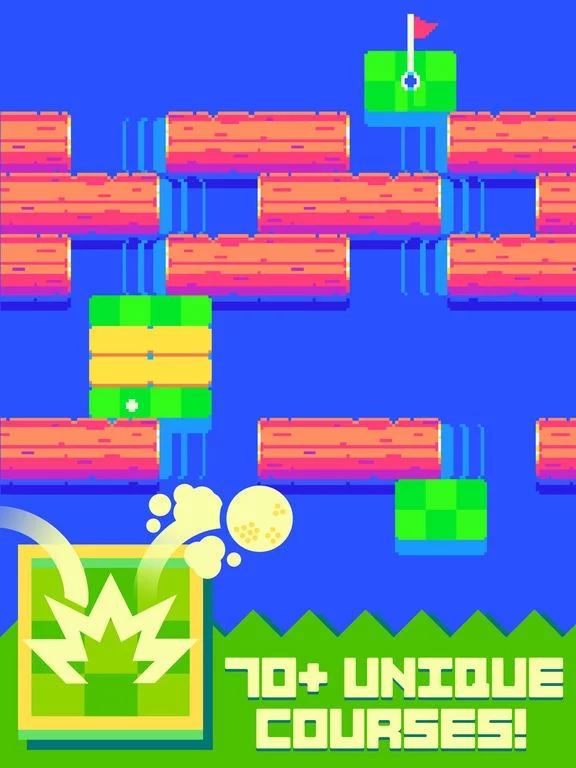 Изображение игры: Nano Golf: Puzzle Putting
