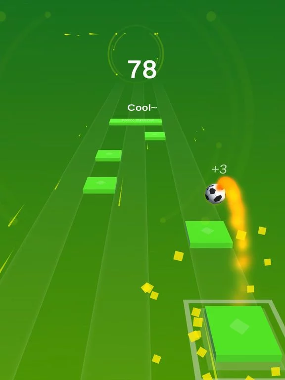 Изображение игры: Piano Ball: Run On Music Tiles