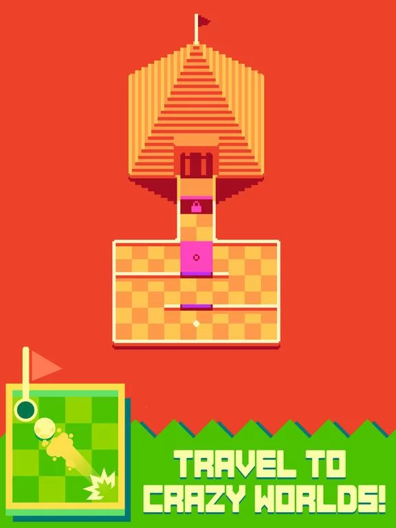 Изображение игры: Nano Golf: Puzzle Putting