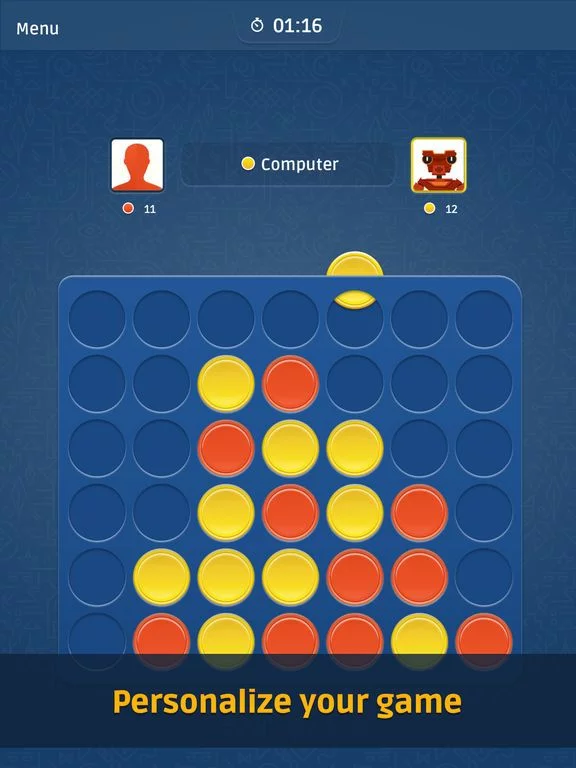 Изображение игры: Four in a row ∙