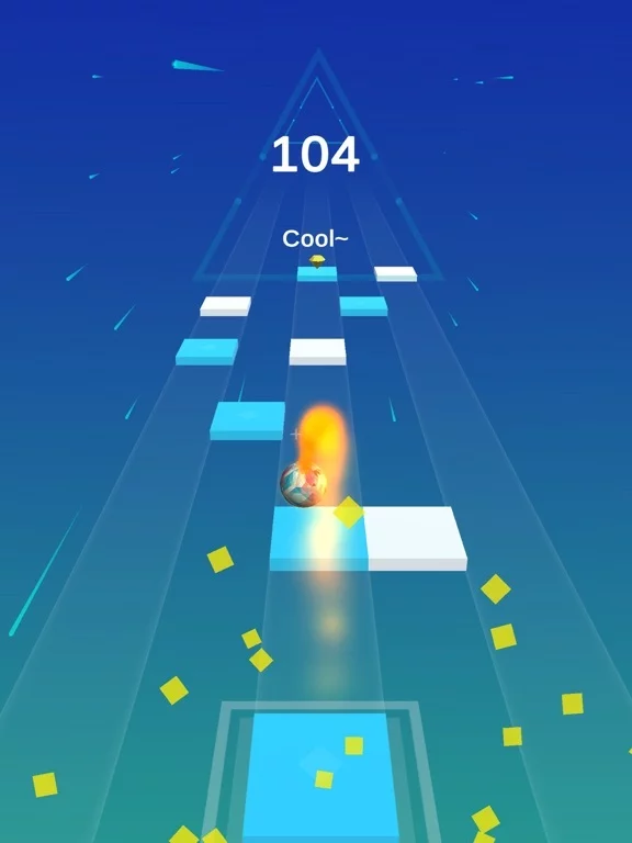 Изображение игры: Piano Ball: Run On Music Tiles