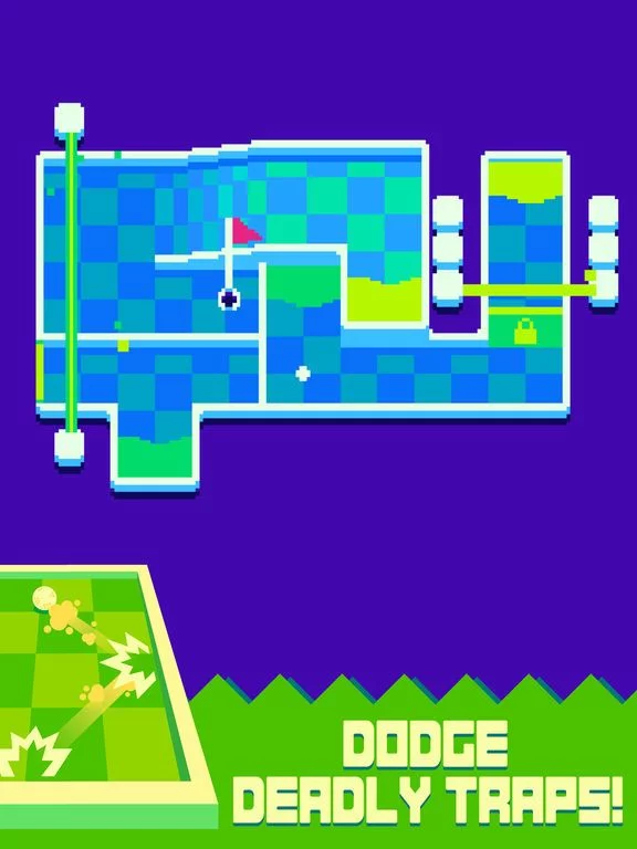 Изображение игры: Nano Golf: Puzzle Putting