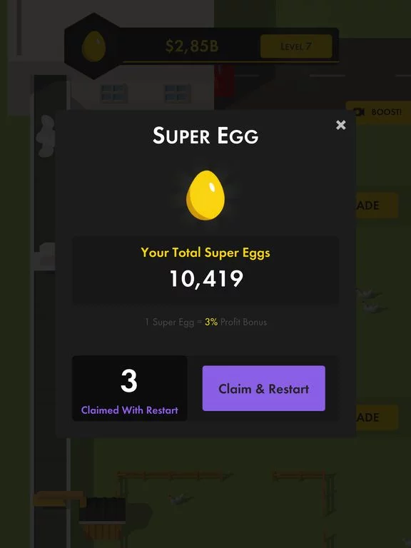 Изображение игры: Egg Factory - Idle Tycoon