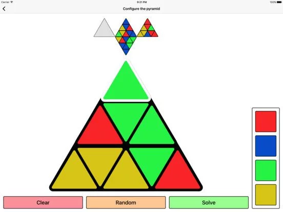 Изображение игры: Pyraminx Solver