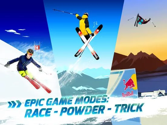 Изображение игры: Red Bull Free Skiing