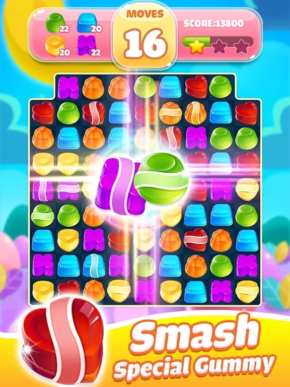 Изображение игры: Jelly Jam Blast - Match 3 Game
