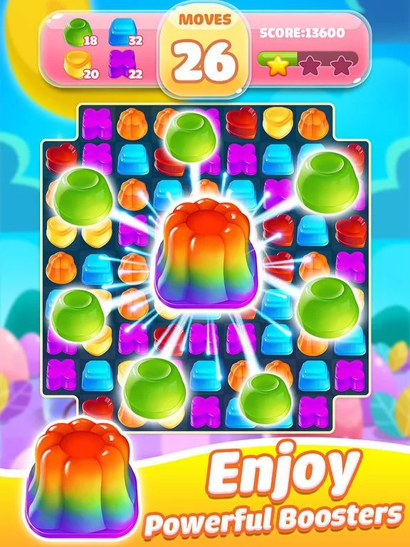 Изображение игры: Jelly Jam Blast - Match 3 Game
