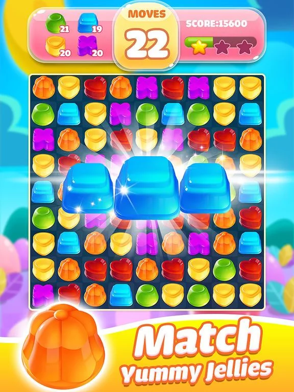 Изображение игры: Jelly Jam Blast - Match 3 Game
