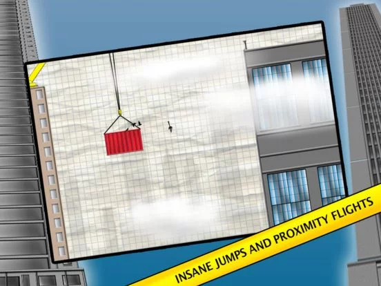 Изображение игры: Stickman Base Jumper