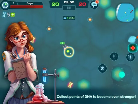 Изображение игры: Bacter.io Evolution