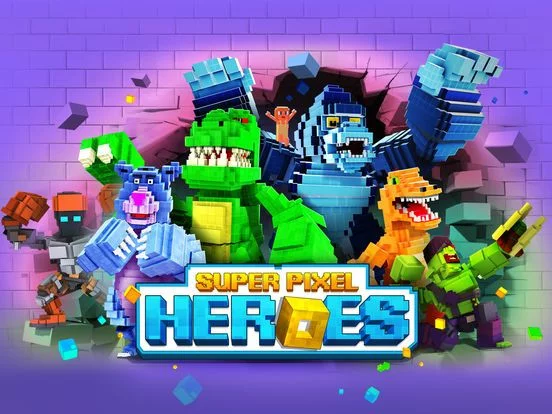 Изображение игры: Super Pixel Heroes