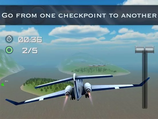 Изображение игры: Aircraft Flight 3D