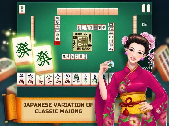 Изображение игры: Majong Classic - Riichi Puzzle