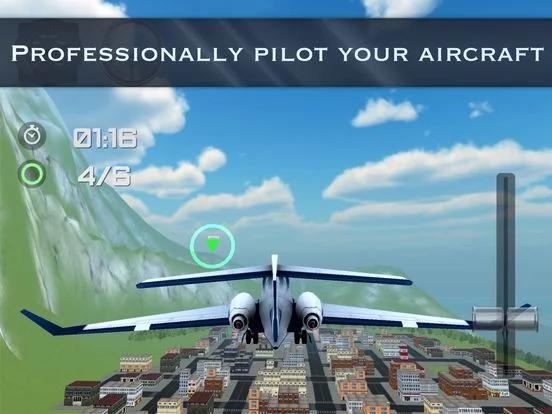 Изображение игры: Aircraft Flight 3D