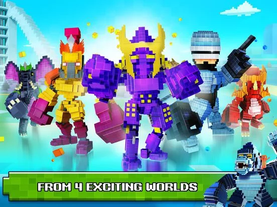 Изображение игры: Super Pixel Heroes