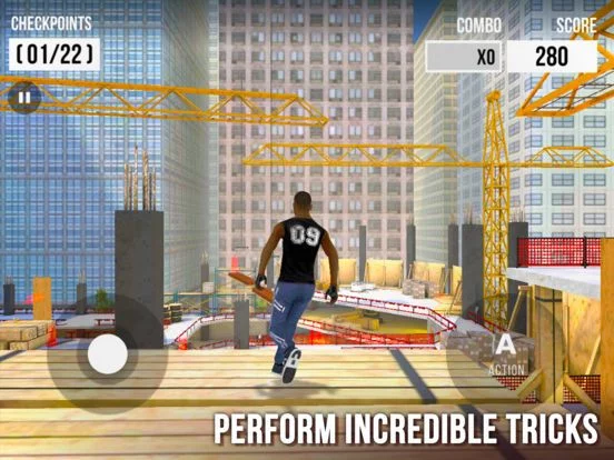 Изображение игры: Parkour Simulator 3D
