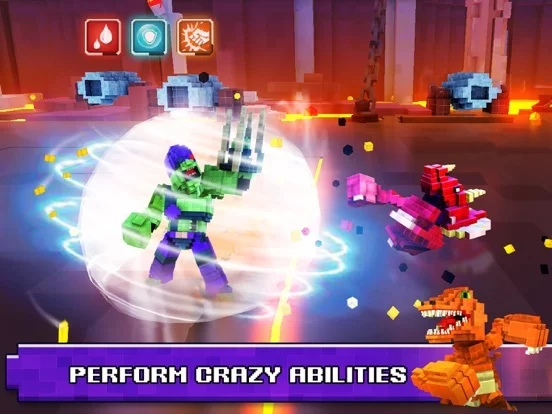 Изображение игры: Super Pixel Heroes