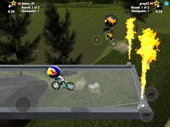 Изображение игры: Stickman Bike Battle