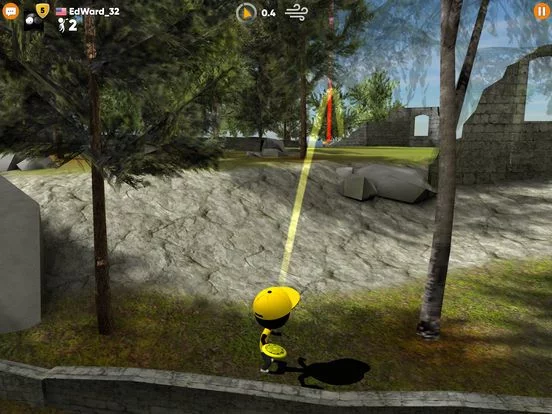 Изображение игры: Stickman Disc Golf Battle