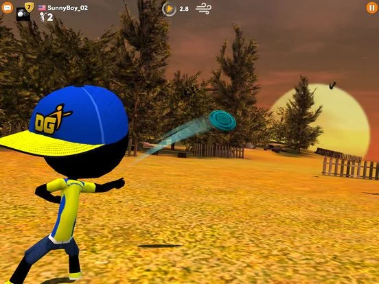 Изображение игры: Stickman Disc Golf Battle