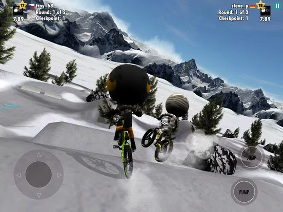 Изображение игры: Stickman Bike Battle