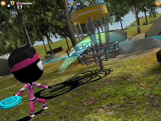 Изображение игры: Stickman Disc Golf Battle
