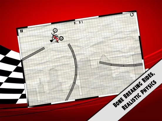 Изображение игры: Stick Stunt Biker