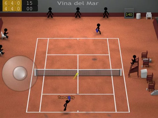 Изображение игры: Stickman Tennis