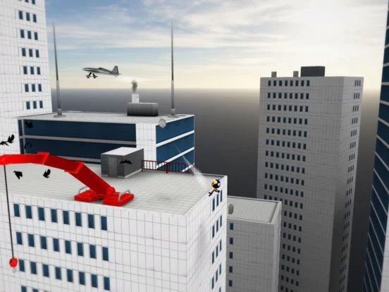 Изображение игры: Stickman Base Jumper 2