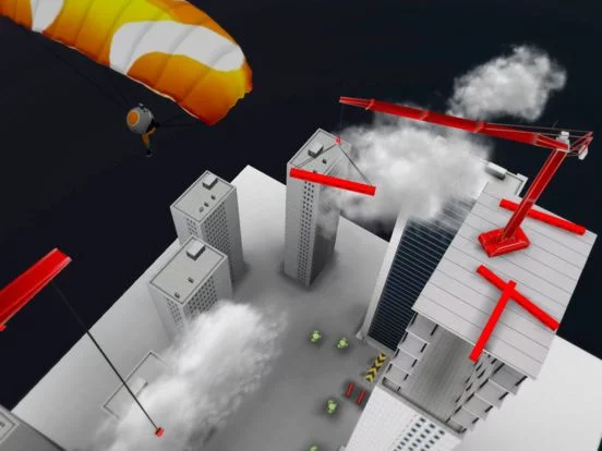 Изображение игры: Stickman Base Jumper 2