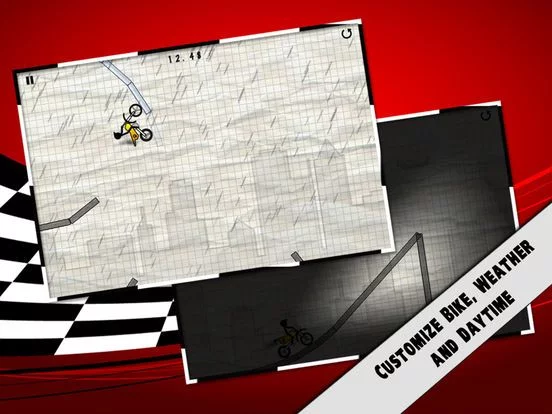 Изображение игры: Stick Stunt Biker