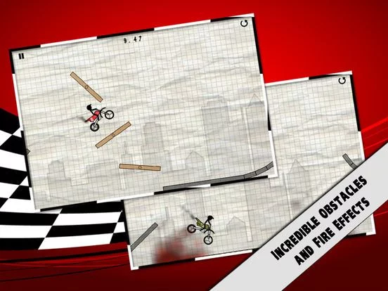 Изображение игры: Stick Stunt Biker