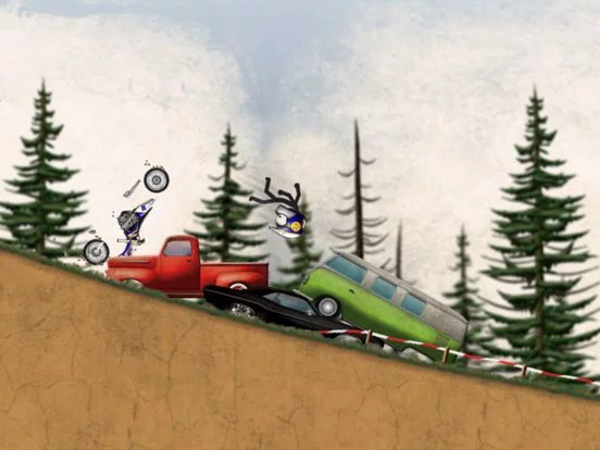 Изображение игры: Stickman Downhill - Motocross