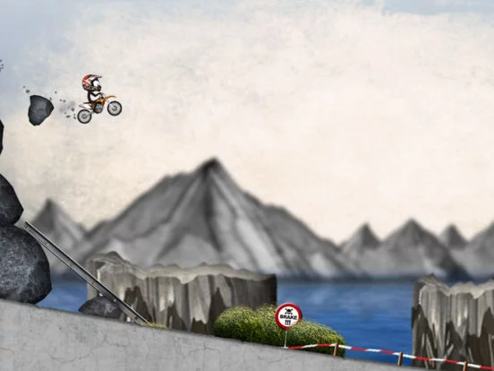Изображение игры: Stickman Downhill - Motocross