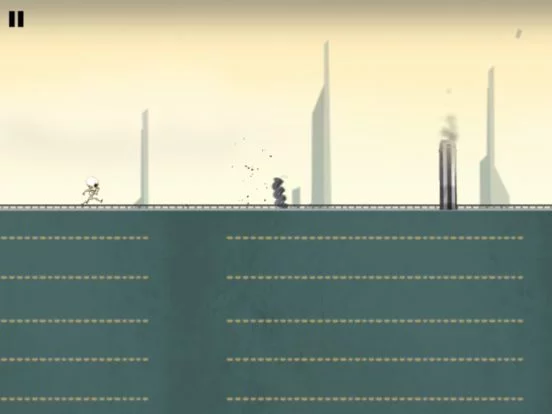 Изображение игры: Stickman Roof Runner