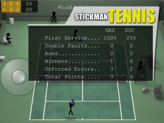 Изображение игры: Stickman Tennis