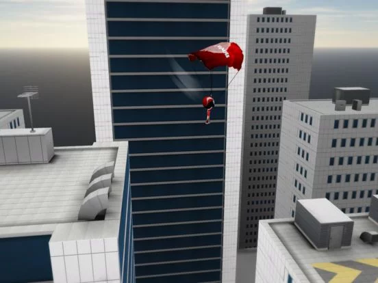 Изображение игры: Stickman Base Jumper 2