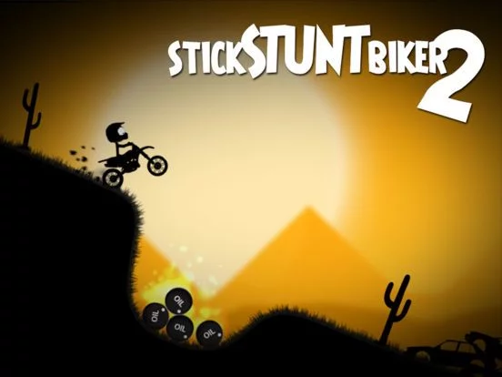 Изображение игры: Stick Stunt Biker 2
