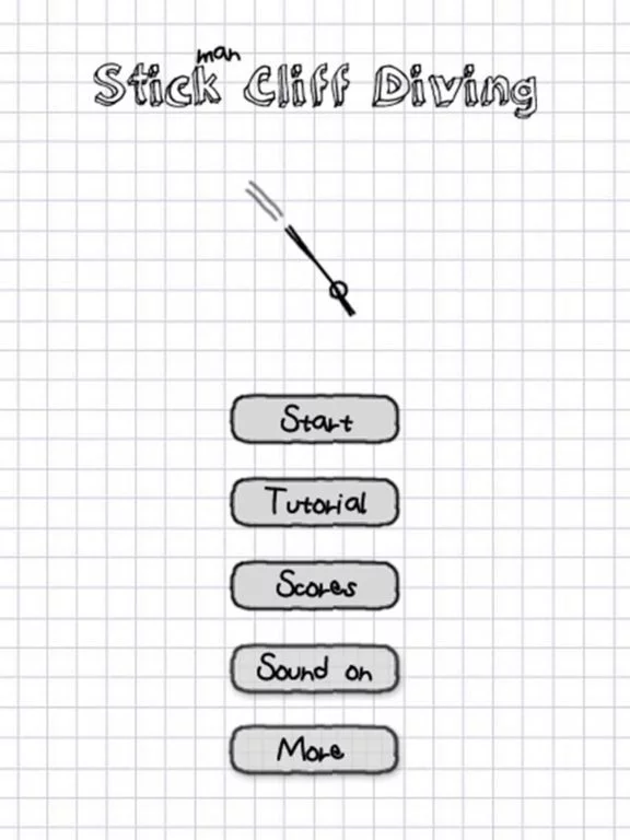 Изображение игры: Stickman Cliff Diving