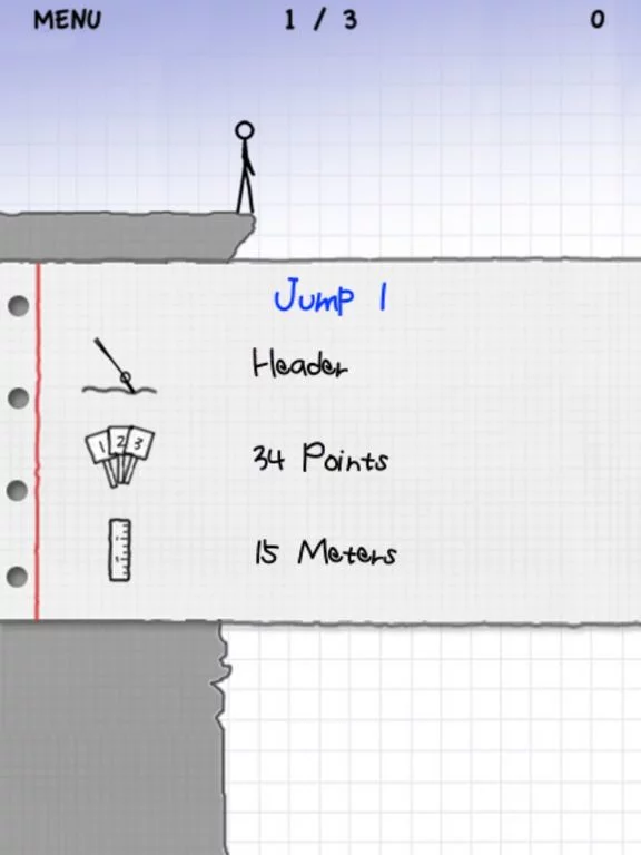 Изображение игры: Stickman Cliff Diving