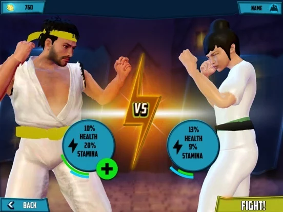 Изображение игры: Karate Kings Fight 19