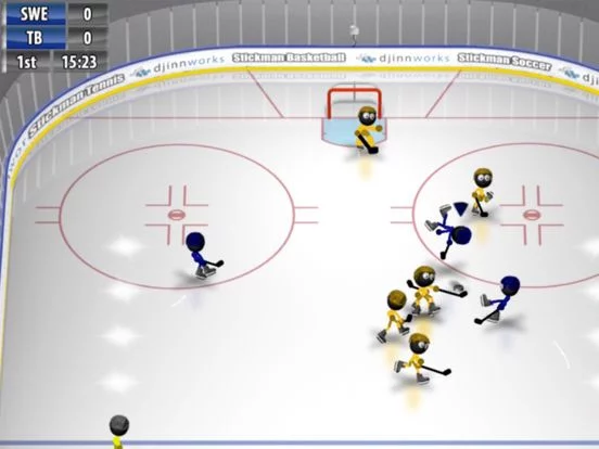 Изображение игры: Stickman Ice Hockey