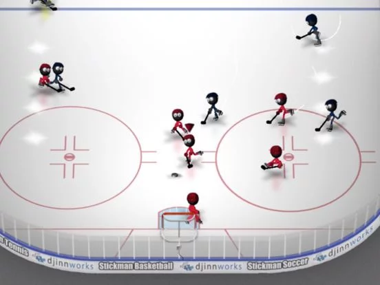 Изображение игры: Stickman Ice Hockey