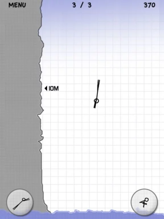 Изображение игры: Stickman Cliff Diving