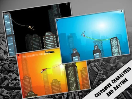 Изображение игры: Rope'n'Fly 3 - Dusk Till Dawn